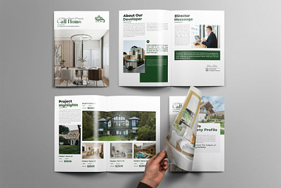 Real Estate Brochure Design annual report