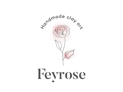 Feyrose logo branding graphic design illustration logo typography vector
