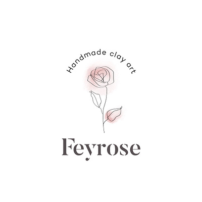 Feyrose logo branding graphic design illustration logo typography vector