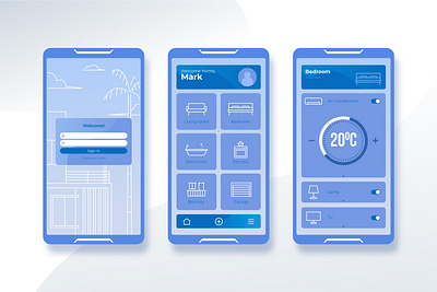 Home Technology animation graphic design