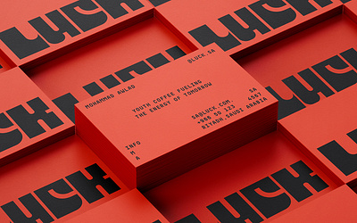 LUCK COFFEE - Business Card barista branding business card caffee coffee coffee shop design espresso graphic design logo minimal visualidentity