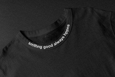 Minimalist T-Shirt Design. black and white graphic design graphic designer minimal design minimal typograpgy minimalism minimalist design minimalist t shirt minimalistic t shirt minimalistic typography positive t shirt t shirt design t shirt mockup typographic design typographic t shirt