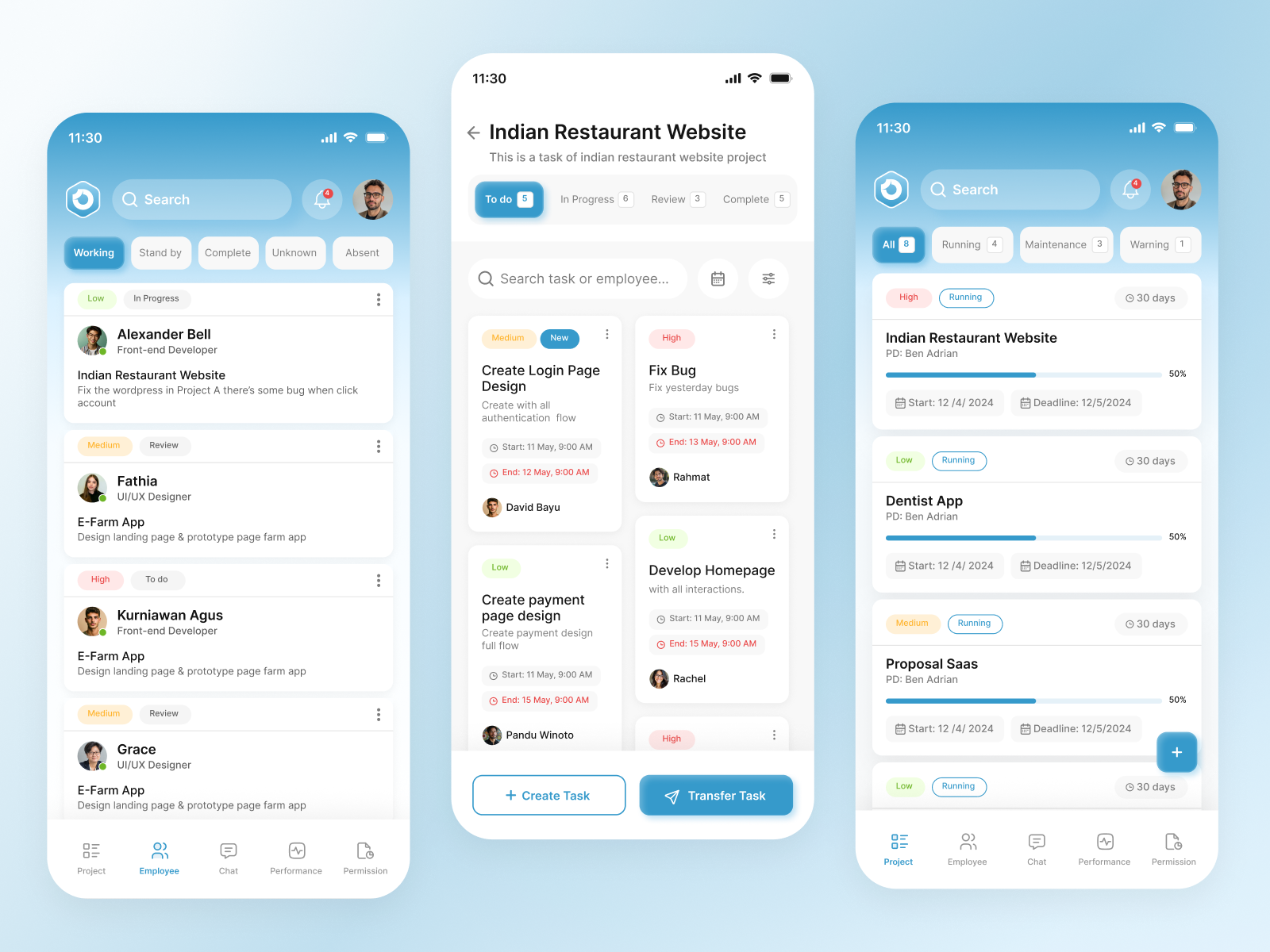 Example of Mobile App UI/UX Design