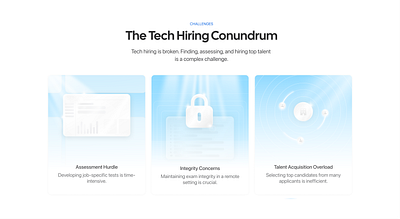 Feature Cards 🐟 hero illustration landing page saas ui web web design