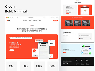 NEVO ai platform branding clean ui creative platform dashboard ui design system design inspiration figma design interface design landing page minimal ui modern design portfolio website product design responsive web saas website startup design ui design ux design web design