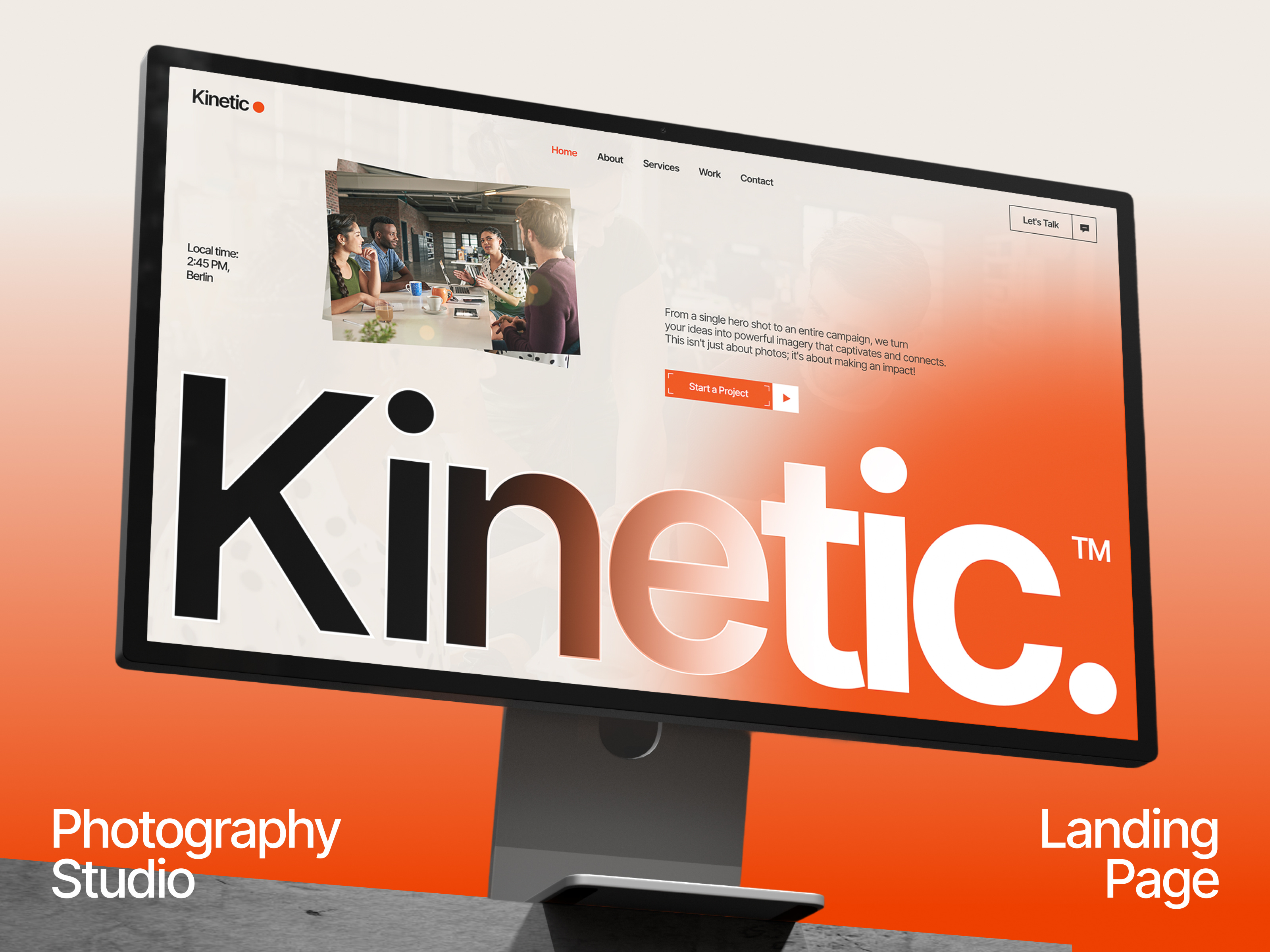 Photography Studio - Landing Page Website agency landing page ui branding website design business camera creative agency creative studio ui design agency website landing page minimal photo studio photography photography landing page photography website photography website design photos portffolio web portoflio web ui web design website website design