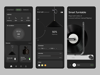 Smart Home app creative graphic design home mobile smart smart home ui uiux