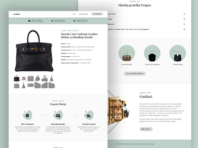 eBay Listing Template Design for Luxury Bags branding clean design design ebay ebay template ecommerce figma design graphic design landing page minimal design product product page single page ui web design