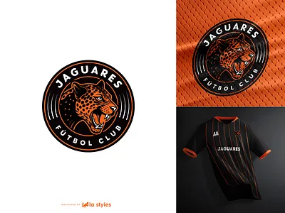 Ejercicio de rediseño Jaguares F.C. badge branding crest escudo futbol graphic design logo logotype soccer