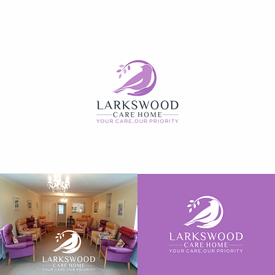 Logo & Brand Identity for Larkswood Care Home branding carehomebranding elegantbranding graphic design healthcaredesign logo logodesign modern seniorcarelogo vector visualidentity