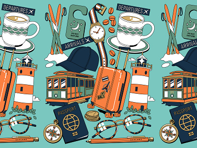 Luxury Travel Illustration airlineillustration artdirection cityillustration editorialart editorialdesign editorialillustration flightillustration freelanceillustrator illustration luxuryillustration monocleillustration monoclemagazine publishing spotart travelillustration