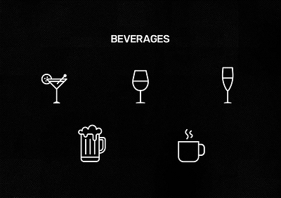 Beverages Animated Icons animation icon motion graphics