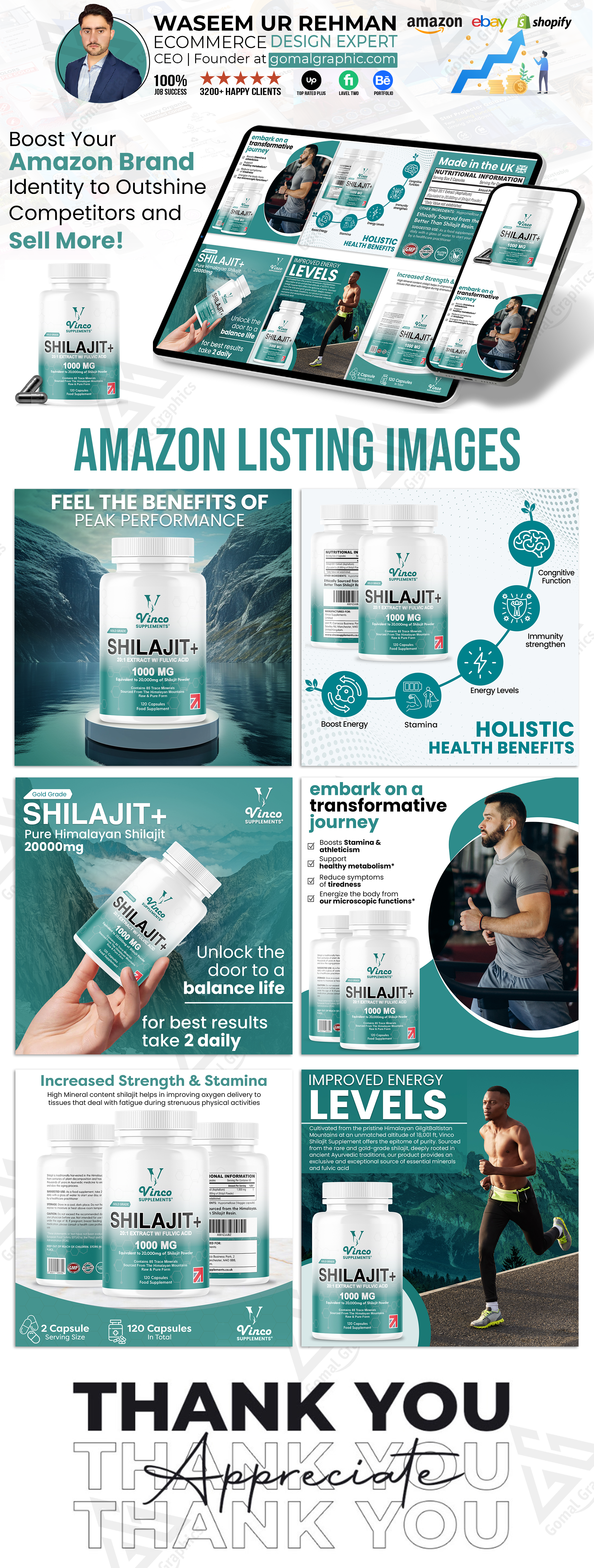 Example of Amazon A+ Content & Listing Images