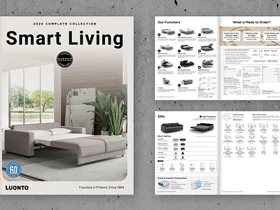 Luonto Furniture 2025 Catalog catalog furniture layout publication