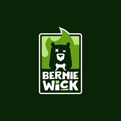 Bernie Wick – The Pixel Avenger Logo Design animal bear brandidentity branding fire flames game gameboy gaming graphic design icon identity illustration logo logo designer logotype pixel play retro symbol