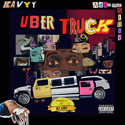 Process Video: Illustrated Album Art album artwork cover art graphic design hip hop illustration