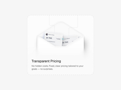 Bento Card — Transparent Pricing for Sharp Studio agency agency design bento bento design bento section design figma figma design illustration saas studio studio design ui uidesign uiux ux uxdesign uxui