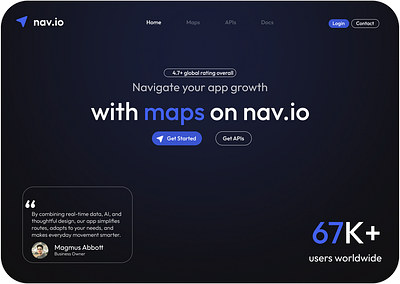 More than a Navigation app 3d branding graphic design ui