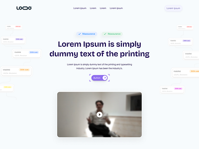 Pastel Website for a social media management agency conversion design designer developer figma graphic design hero header illustration landing page ui uiux design ux webdesigner webdeveloper webflow website