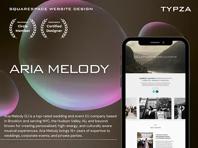 Aria Melody - Squarespace Website Design responsive design squarespace squarespace customization squarespace design squarespace designer squarespace developer squarespace expert squarespace redesign squarespace seo squarespace website user experience user interface uxui web design web designer web developer web development website website design website redesign