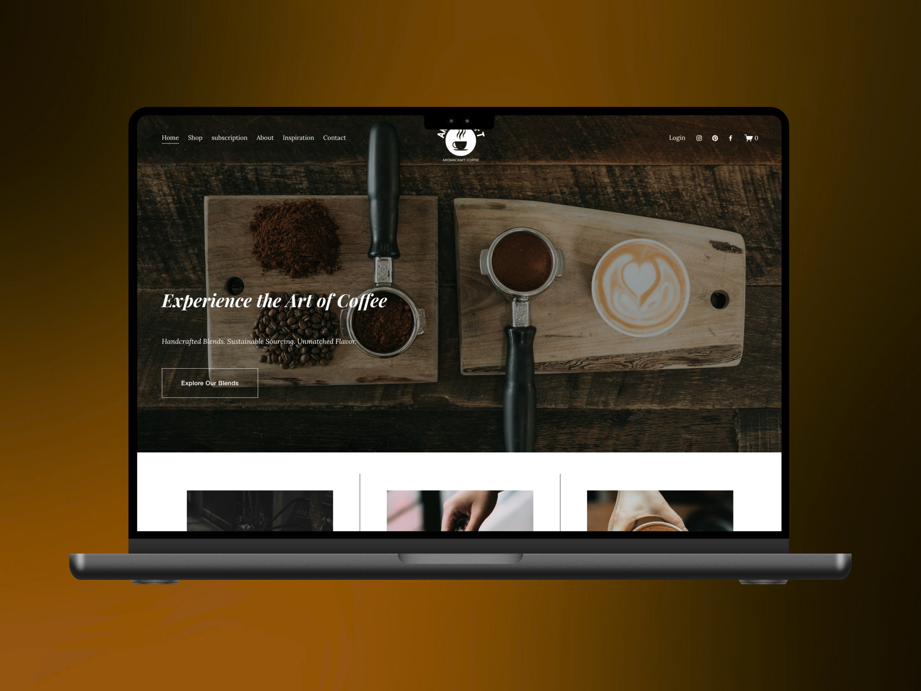 AromaCraft Coffee - Squarespace Website Design responsive design squarespace squarespace customization squarespace design squarespace designer squarespace developer squarespace expert squarespace redesign squarespace seo squarespace website user experience user interface uxui web design web designer web developer web development website website design website redesign