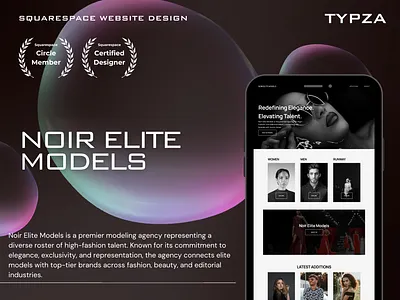 Noir Elite Models - Squarespace Website Design responsive design squarespace squarespace customization squarespace design squarespace designer squarespace developer squarespace expert squarespace redesign squarespace seo squarespace website user experience user interface uxui web design web designer web developer web development website website design website redesign