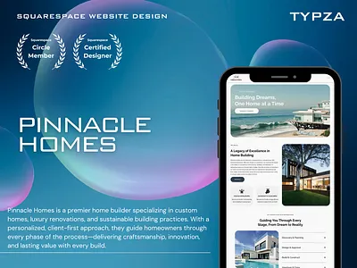 Pinnacle Homes - Squarespace Website Design responsive design squarespace squarespace customization squarespace design squarespace designer squarespace developer squarespace expert squarespace redesign squarespace seo squarespace website user experience user interface uxui web design web designer web developer web development website website design website redesign