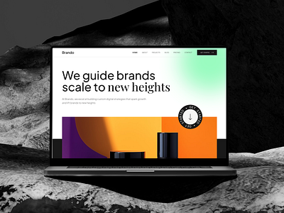 Conversion-Focused Marketing Agency Landing Page conversion fucused landing page marketing agency ui website