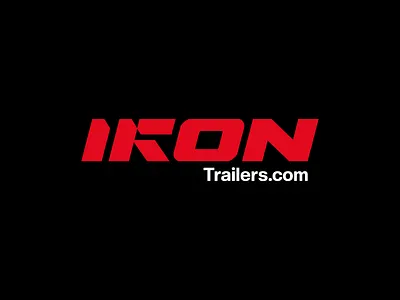 IKON Trailers bold branding character design graphic design heavy duty heavyproject icon logo strong symbol trailers trailerslogo vector wordmark