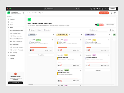 Projectly – Project Management Dashboard Kanban cleanui dashboarddesign designshots kanban kanbanboard modernui projectmanagement projectmanagementdashboard projectplanning projecttracking saasapp teamcollaboration uidesign uiuxdesign uiuxinspiration uxdesign webappdesign webapplication webdesign workflowdesign