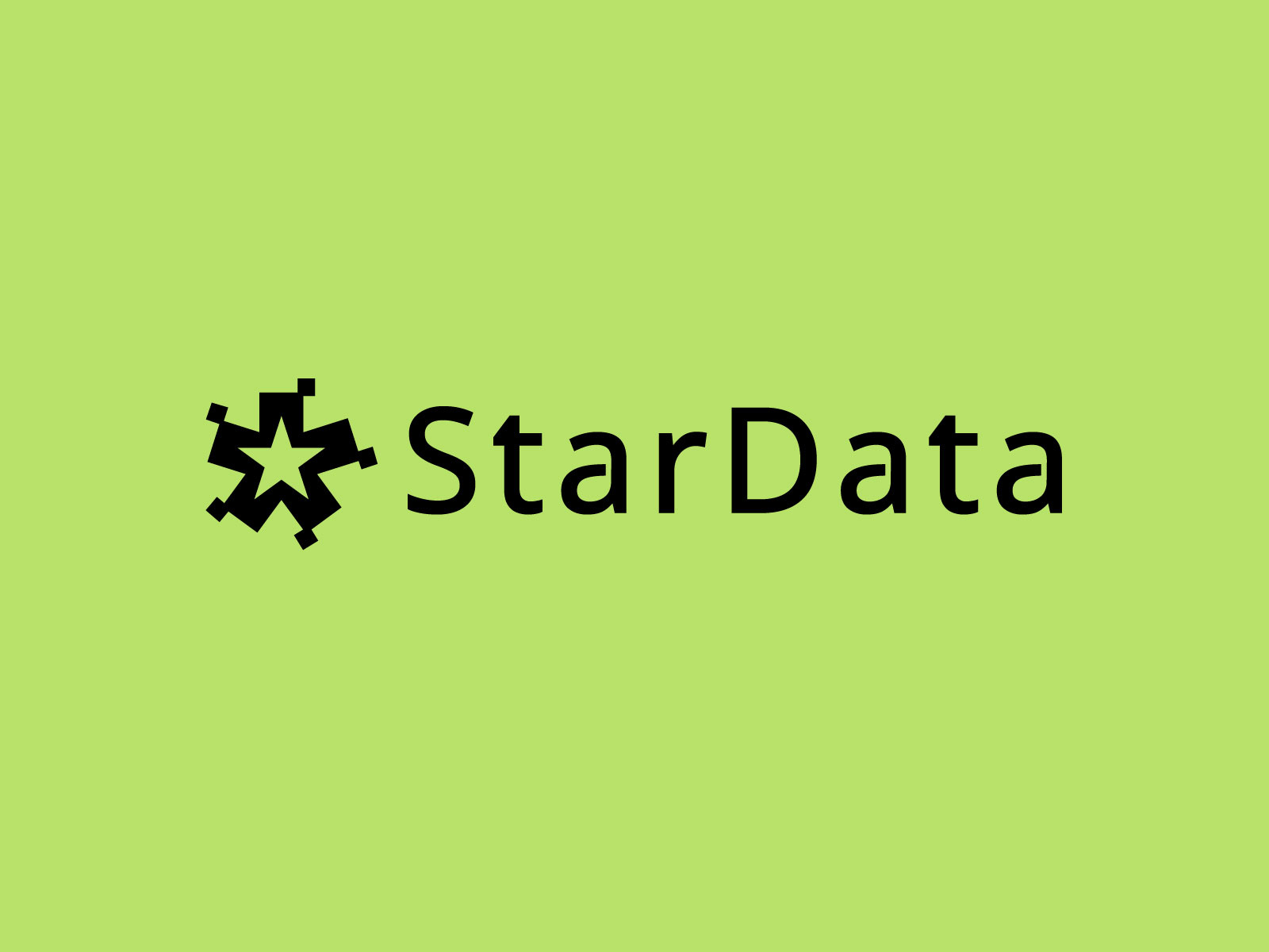 StarData bold branding data design geometric information logo logodesign modern star technology