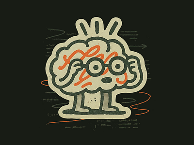 Seeing My Brain Clearly for the First Time ai brain branding graphic design illustration image generation scribbles spot illustration