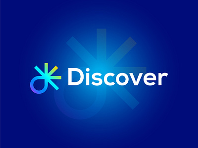 Discover logo, tech logo 3d best logo brand identity branding design discover logo logo logo design logo designer logotype