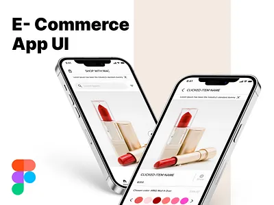E-Commerce App UI 3d animation branding design figma graphic design illustration motion graphics ui vector