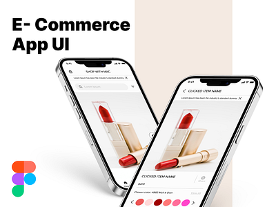 E-Commerce App UI 3d animation branding design figma graphic design illustration motion graphics ui vector