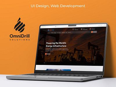 OmniDrill - Gas & Oil Industry Landing Page creative graphic design landing page ui ui design ui ux user experience user flow user intractions ux ux design website