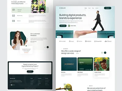 Digital Agency Website Design agency vibes app design creative agency dashboard design digital agency digital agency website design dribbbbe shots figma design graphic design homepage landing page minimal design modern design saas agency saas product trending design ui design uiux design webdesign agency