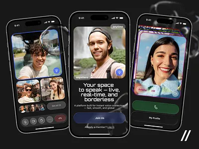 Social Media Mobile iOS App Design android app app design concept app design template app interface dark theme dashboard dashboard design design ios mobile mobile app mobile ui online product design social media ui uiux ux