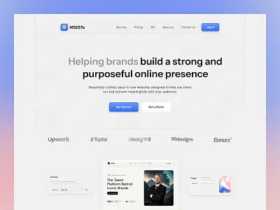 agency website agency agency website desgin homepage ladning page landing page web webdesign website website design