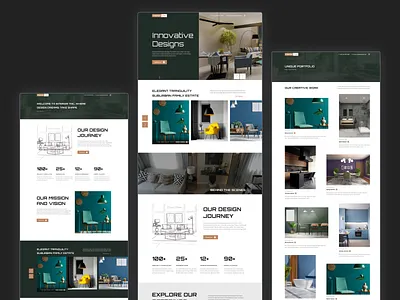 Interior Ecommerce TNC - Portfolio & Agency Website Template agencies agency website business website creative degine design interior website templates webflow template webflow templates
