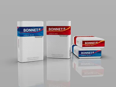 Bonnet cigarettes - design preview box design cigarettes design packaging design print design tobacco packaging