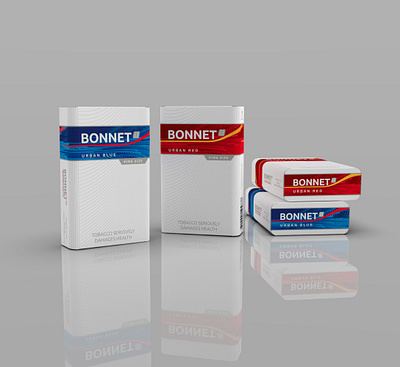 Bonnet cigarettes - design preview box design cigarettes design packaging design print design tobacco packaging