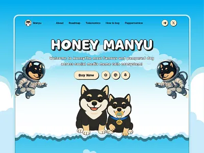Manyu - crypto meme token app design blockchain crypto crypto website defen design website fun ios design landing page mem token meme pepe travelux uxinarabic web design website crypto رمز ميم المشفر