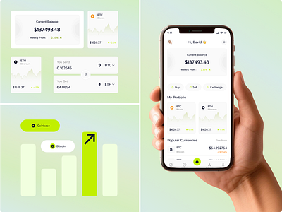Coinectra - Buy, Sell and Crypto Currency Exchange Script branding buy clean coin crypto exchange logo minimal mobile app mockup new design p2p sell trading trending typography ui unique ux website