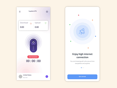 Mobile VPN App Animation adobe after effect animation animation after effects branding design gif animation illustration illustration animation lottie lottiefiles mobile vpn app animation motion graphics