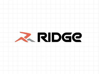 Ridge Mountain Monogram Brand Mark arrow brand mark branding brandmark fitness graphic design identity illustration lettering logo design logo designer logos logotype minimalist mountain ridge sports typography