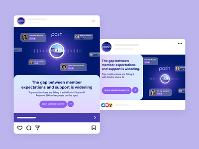 Posh - Social Media Ads instagram ads