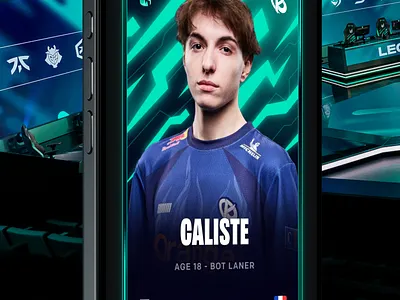 LoL esport TCG concept - cards app app design card cards dark esport lol tcg ui ui design