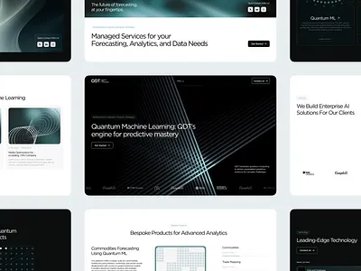 Quantum Machine Learning Products ai agent ai landing page business website corporate branding corporate website cryptocurrency website data science website defi defi landing engineering enterprise website finance website financial website fintech fintech website landing page machine learning saas website tech website