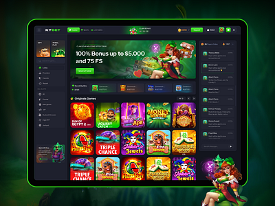Gambling Dashboard Design casino dashboard casino website gambling dashboard gambling interface gambling website gaming gaming interface design